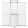 8-Panel Folding Exhibition Display Wall - 181x200 cm White