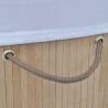 Bamboo Laundry Bin Oval - Natural, Stylish & Functional | Hipomarket