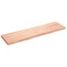 Wall Shelf Light Brown 180x50x(2-6) cm Treated Solid Wood Oak Colour light brown Size 180 x 50 x 6 cm Quantity in Package 1 Number of Pieces 