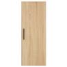 Stylish Highboard Sonoma Oak - 34.5x34x180 cm | Hipo Market