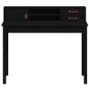 Elegant Black Desk | Solid Pine Wood 110x50x93 cm