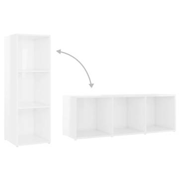 High Gloss White TV Cabinet | Stylish & Practical Storage