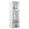 Book Cabinet & TV Cabinet in High Gloss White | Hipo Market