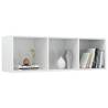 Book Cabinet & TV Cabinet in High Gloss White | Hipo Market