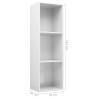 Book Cabinet & TV Cabinet in High Gloss White | Hipo Market