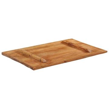 Rectangular Table Top 60x90 cm - Solid Reclaimed Wood