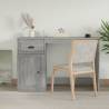 Desk with Drawer Grey Sonoma 115x50x75 cm Engineered Wood Colour grey sonoma 