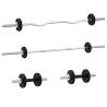 120 kg Cast Iron Barbell & Dumbbell Set | Versatile Workout Gear