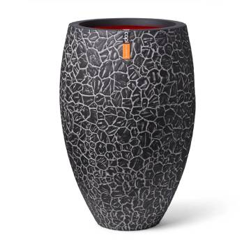 Capi Vase 'Clay' Deluxe 50x72 cm - Elegant Grey Planter