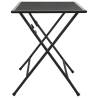 Folding Mesh Table 120x60x72 cm - Durable Steel in Anthracite