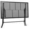 Folding Mesh Table 120x60x72 cm - Durable Steel in Anthracite