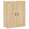 Stylish Highboard Sonoma Oak - 69.5x34x180 cm | HipoMarket