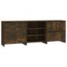 3 Piece Sideboard in Smoked Oak - Stylish Storage Solution