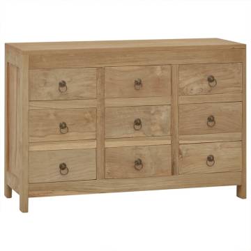 Chest of Drawers 80x30 cm Solid Teak Wood | Vintage Charm