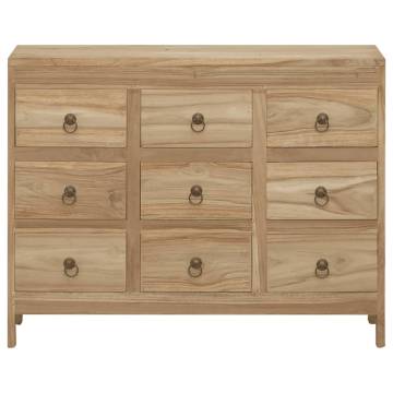 Chest of Drawers 80x30 cm Solid Teak Wood | Vintage Charm