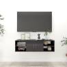 High Gloss Grey Wall Shelf - Stylish & Practical Storage