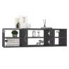 High Gloss Grey Wall Shelf - Stylish & Practical Storage