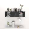 High Gloss Grey Wall Shelf - Stylish & Practical Storage