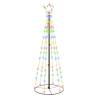 Christmas Cone Tree with 108 Colourful LEDs - 180 cm