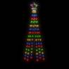 Christmas Cone Tree with 108 Colourful LEDs - 180 cm