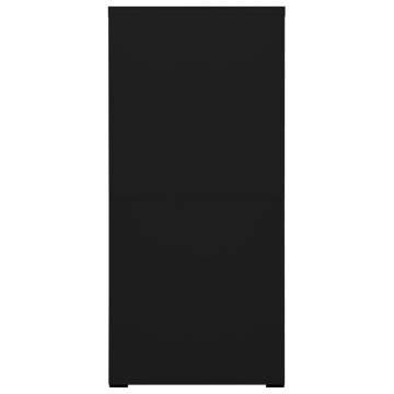 Filing Cabinet Black Steel 46x62x133 cm - Modern & Durable