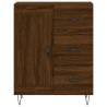 Stylish Highboard Brown Oak - 69.5x34x180 cm | Hipomarket