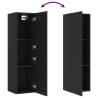 High Gloss Black TV Cabinet - Stylish & Practical Storage