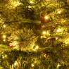 Pre-lit Christmas Tree with Pine Cones - 120 cm Green