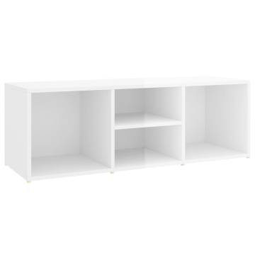 High Gloss White Shoe Storage Bench - Stylish & Practical