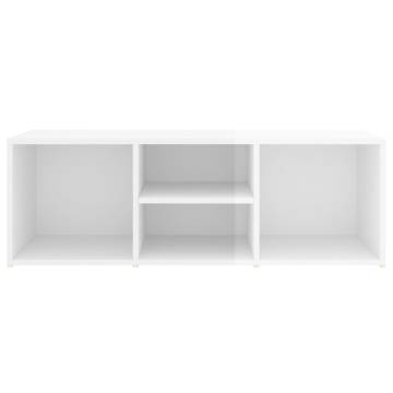 High Gloss White Shoe Storage Bench - Stylish & Practical