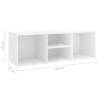 High Gloss White Shoe Storage Bench - Stylish & Practical