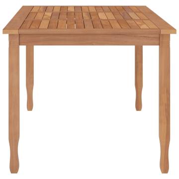 Garden Dining Table 200x90 cm - Solid Teak Wood for Outdoor Use