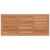 Garden Dining Table 200x90 cm - Solid Teak Wood for Outdoor Use