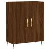 Elegant Highboard Brown Oak - 69.5x34x180 cm Engineered Wood