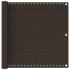 Balcony Screen Brown 90x400 cm HDPE Colour brown Size 90 x 400 cm Quantity in Package 1 