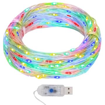 LED Micro Fairy String Lights 40m - 400 Colourful LEDs