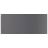 High Gloss Grey Bookshelf Boards - 8 pcs | Hipomarket UK