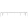 Elegant White Metal Bed Frame 160x200 cm | HipoMarket