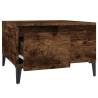 Elegance Coffee Table Smoked Oak - 55x55 cm | HipoMarket