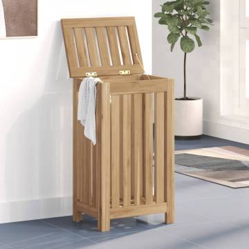 Wash Bin 35x25x60 cm - Solid Teak Wood & Sturdy Design