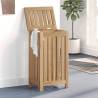 Wash Bin 35x25x60 cm - Solid Teak Wood & Sturdy Design