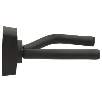 Guitar Wall Hangers 6 pcs - Durable Black Steel Holders