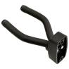 Guitar Wall Hangers 6 pcs - Durable Black Steel Holders