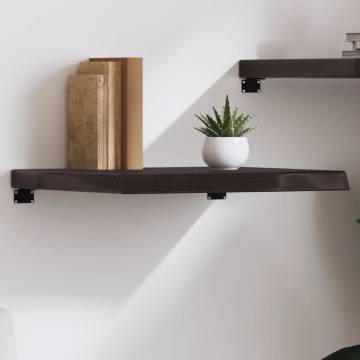 Dark Brown Wall Shelf - Solid Oak | 60x60 cm | Hipomarket