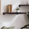 Dark Brown Wall Shelf - Solid Oak | 60x60 cm | Hipomarket