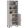 Highboard Grey Sonoma - Stylish Engineered Wood Storage Unit