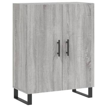 Highboard Grey Sonoma - Stylish Engineered Wood Storage Unit