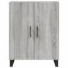 Highboard Grey Sonoma - Stylish Engineered Wood Storage Unit