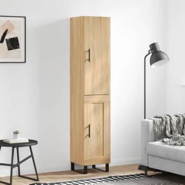 Highboard Sonoma Oak - Elegant Storage Solution | Hipomarket