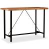 Stylish 7-Piece Bar Set - Solid Acacia & Reclaimed Wood